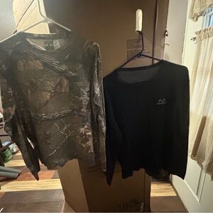 Realtree Camouflage and Black Men's Shirts